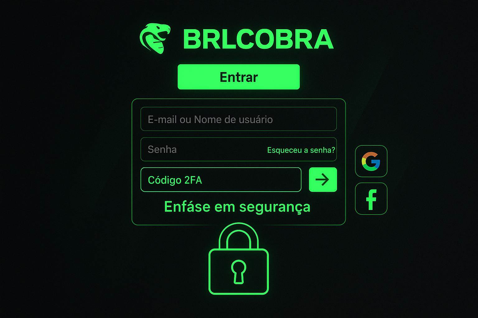 Registro na BRLCOBRA  Garante Acesso a uma Vasta Seleção de jogo